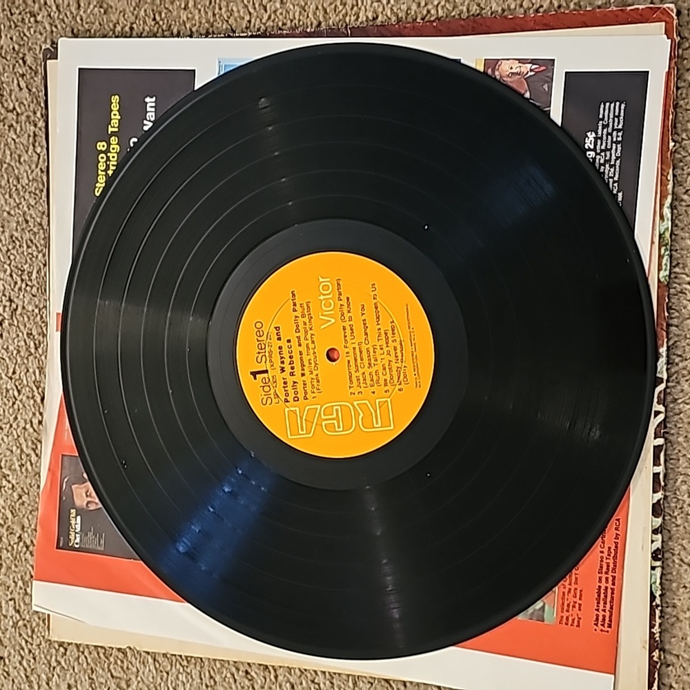 Dolly Parton & Porter Wayne Vinyl Record 1970 - Picture 4 of 6